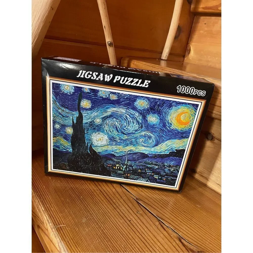 Van Gogh Starry Night 1000 Piece Jigsaw Puzzle